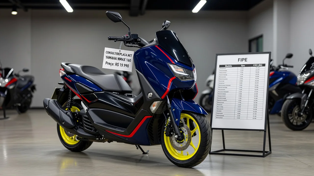 Tabela FIPE NMAX 160 2026: Preços por Ano e Como Consultar pela Placa