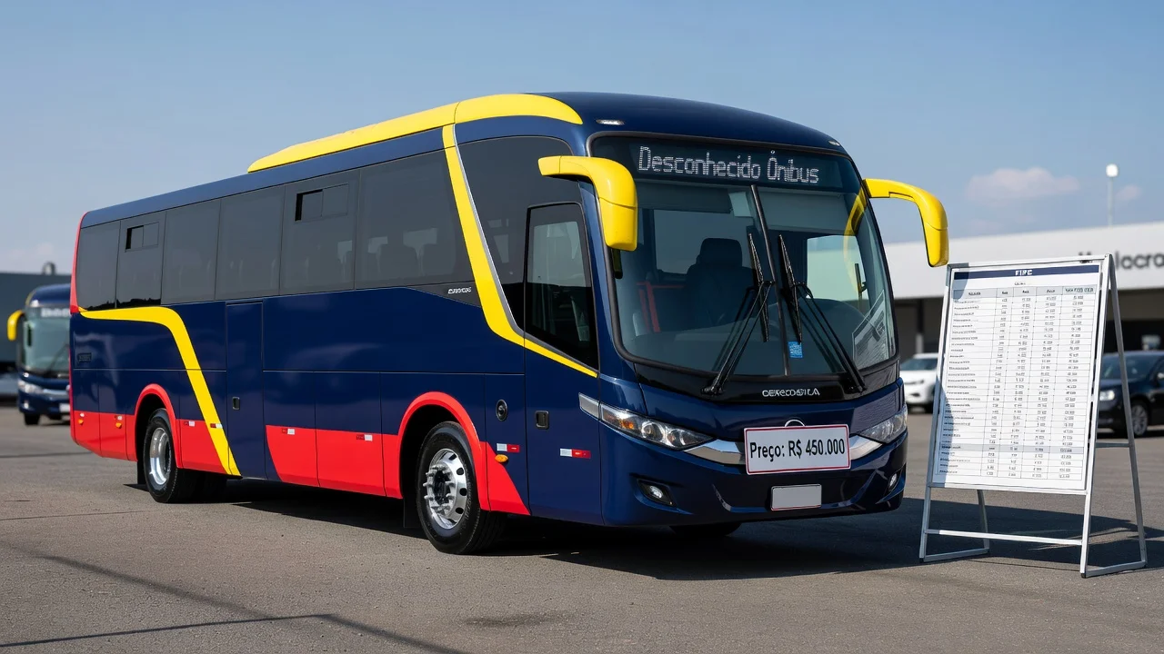 Tabela FIPE Ônibus 2026: Preços por Ano e Como Consultar pela Placa