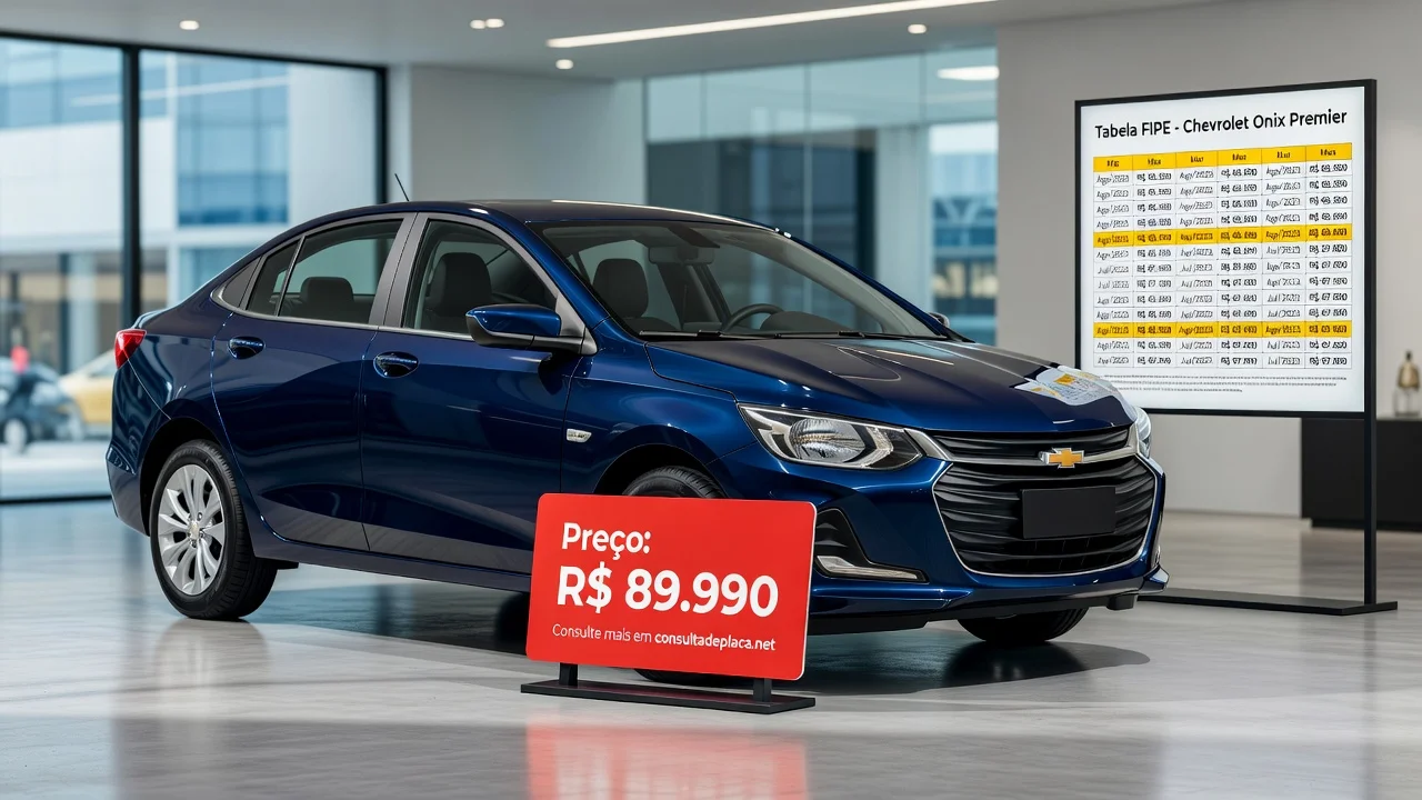 Tabela FIPE Onix Premier 2020: Preço Atualizado e Quanto Vale