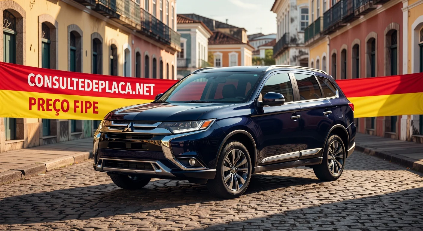 Tabela FIPE Outlander (Mitsubishi): Preços 2026 por Ano e Versão