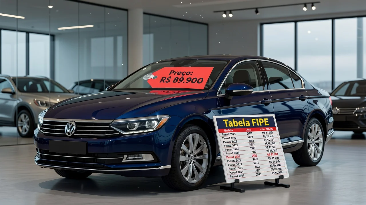 Tabela FIPE passat 2026: Preços por Ano e Como Consultar pela Placa
