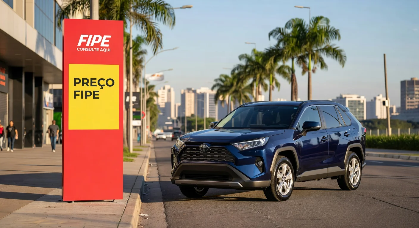 Tabela FIPE RAV4 (Toyota): Preços 2026 por Ano e Versão
