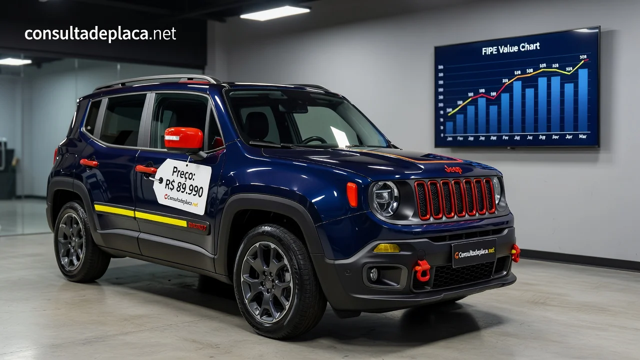Tabela FIPE Renegade 2016: Preço Atualizado e Quanto Vale