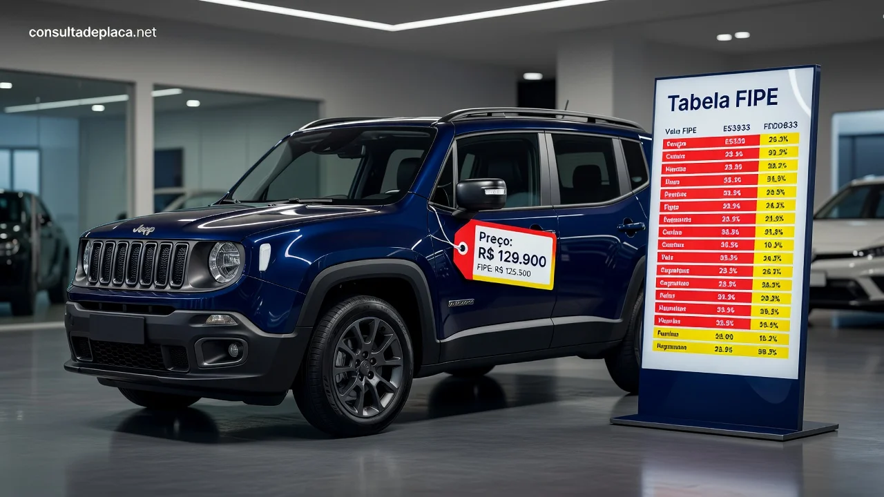 Tabela FIPE Renegade 2019: Preço Atualizado e Quanto Vale