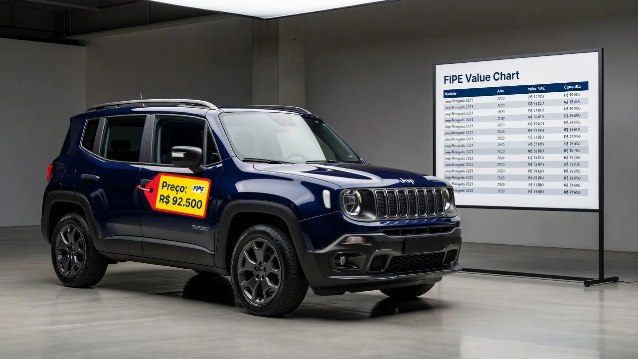 Tabela FIPE Renegade 2022: Preço Atualizado e Quanto Vale