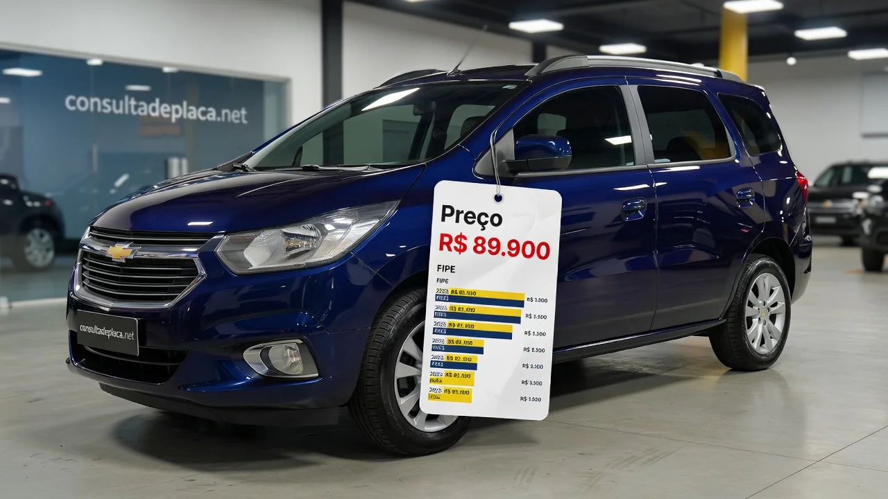 Tabela FIPE Spin 2018: Preço Atualizado e Quanto Vale