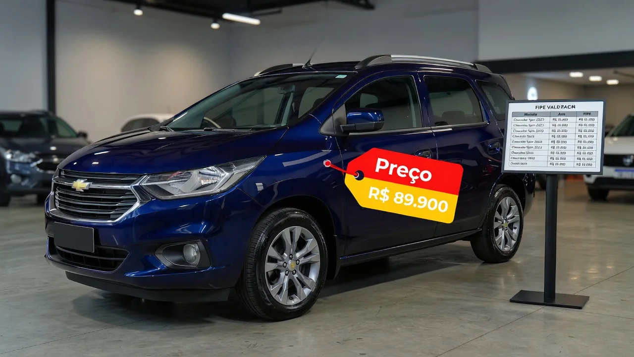 Tabela FIPE Spin 2020: Preço Atualizado e Quanto Vale
