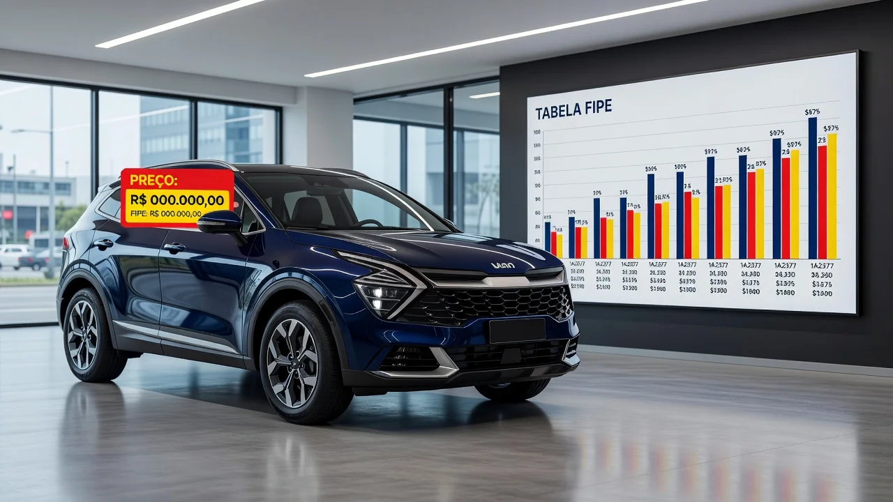 Tabela FIPE Sportage 2026: Preços por Ano e Como Consultar pela Placa
