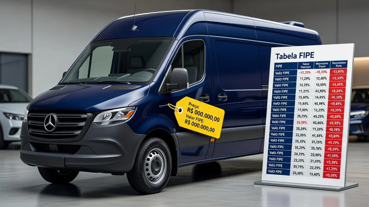 Tabela FIPE Sprinter 2026: Preços por Ano e Como Consultar pela Placa