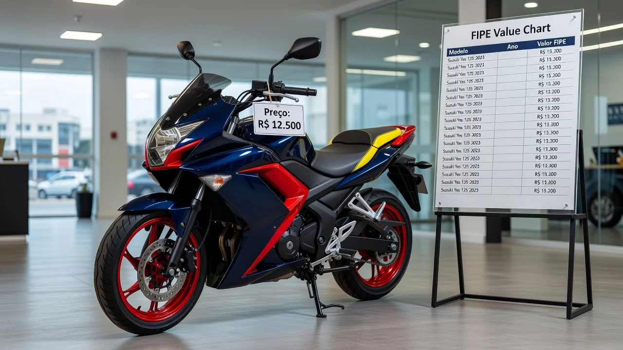 Tabela FIPE Yes 125 2026: Preços por Ano e Como Consultar pela Placa