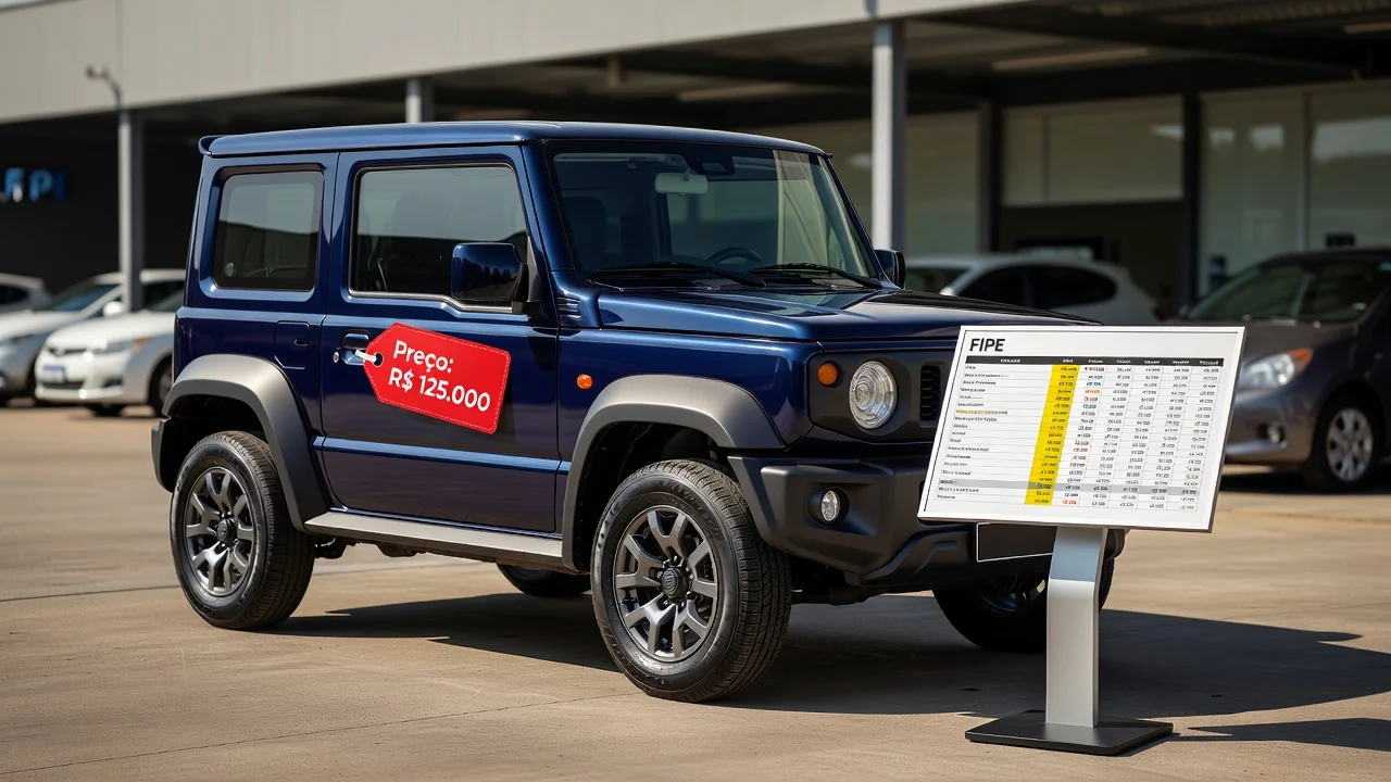 Tabela FIPE Jimny 2026: Preços por Ano e Como Consultar pela Placa