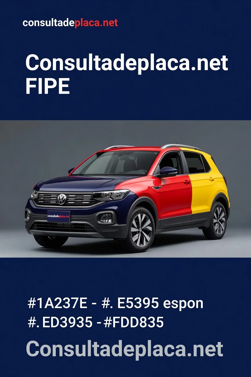 Tabela FIPE T-Cross (Volkswagen): Preços 2026 por Ano e Versão