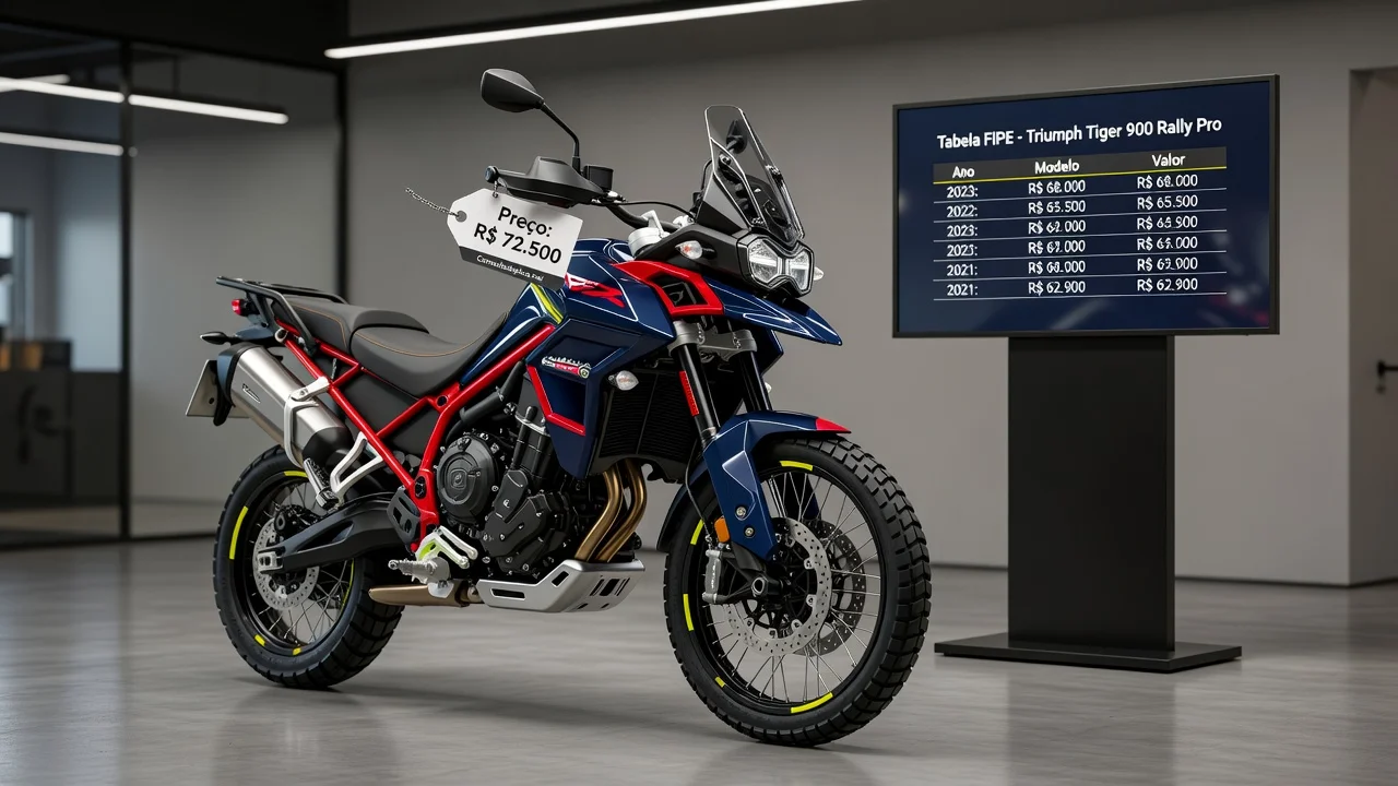 Tabela FIPE Tiger 900 Rally Pro 2026: Preços por Ano e Como Consultar pela Placa