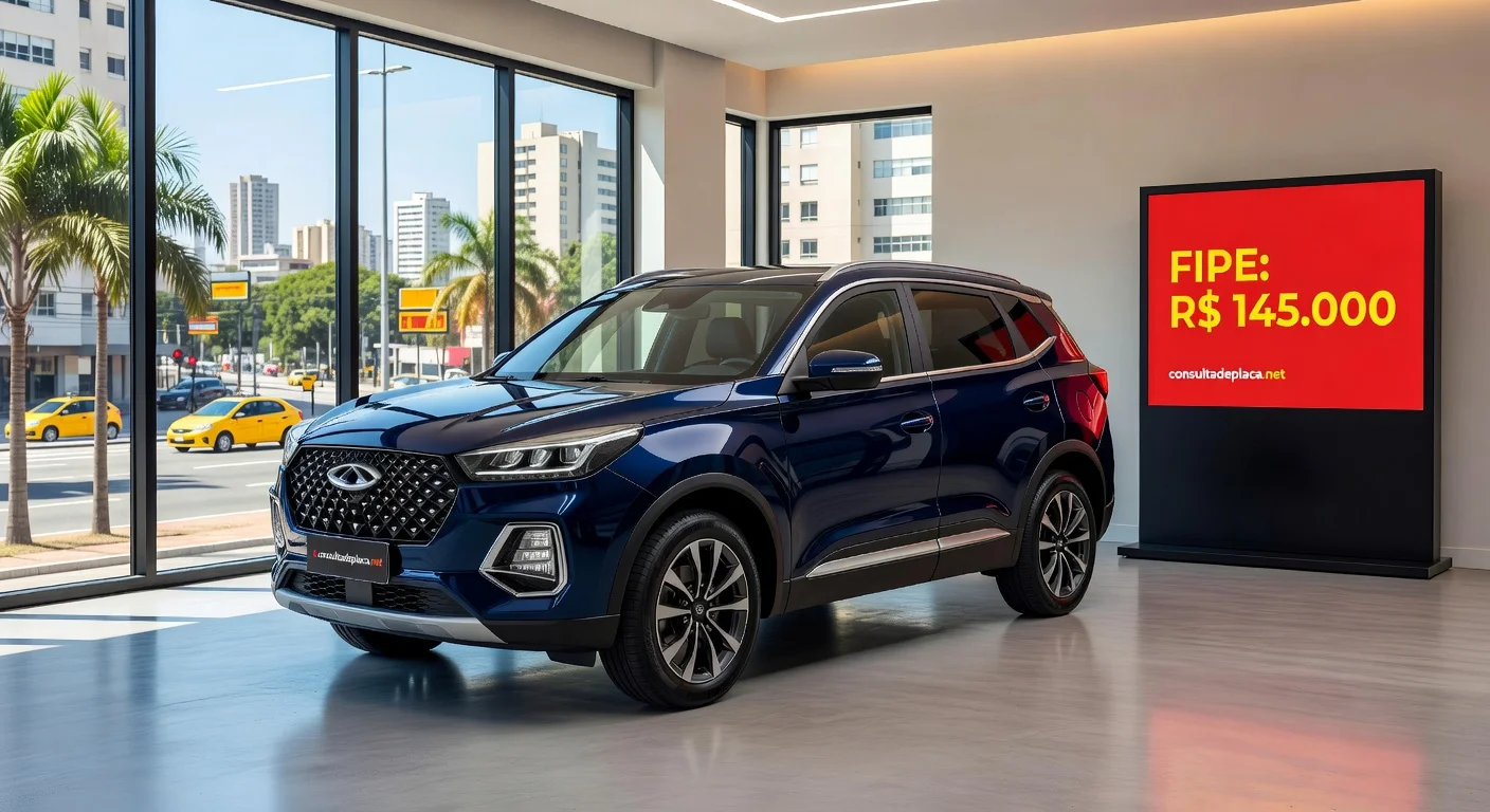 Tabela FIPE Tiggo 7 (Caoa Chery): Preços 2026 por Ano e Versão