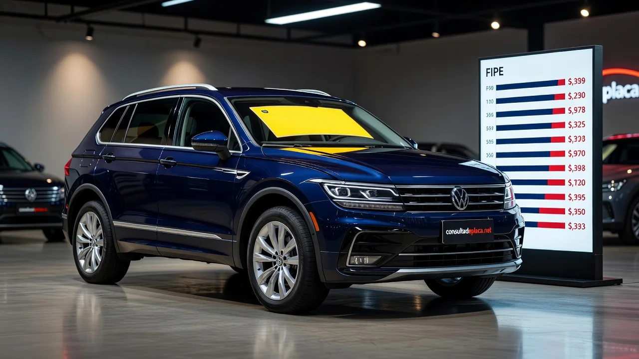 Tabela FIPE Tiguan 2026: Preços por Ano e Como Consultar pela Placa