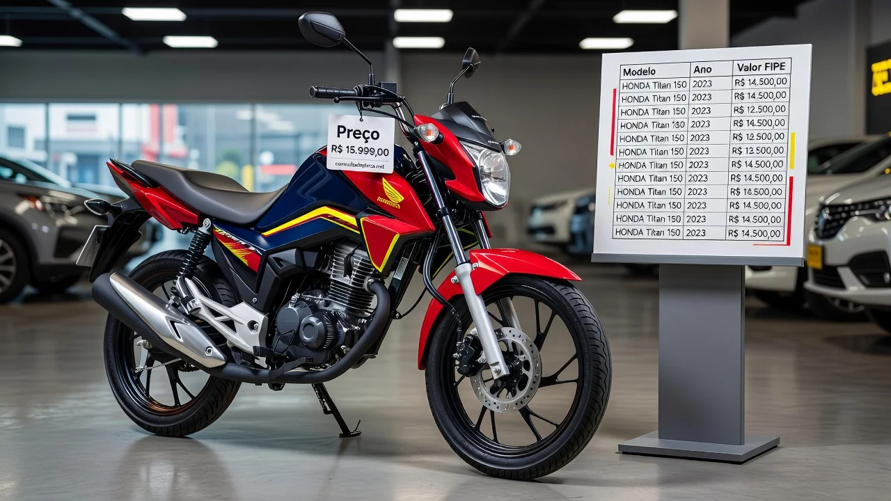 Tabela FIPE Titan 150 2004: Preço Atualizado e Quanto Vale