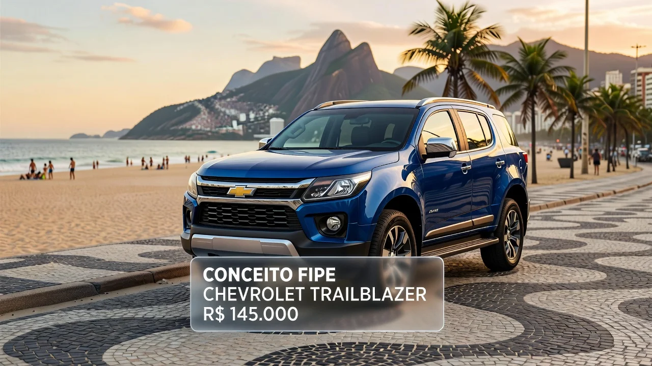 Tabela FIPE TrailBlazer (Chevrolet): Preços 2026 por Ano e Versão