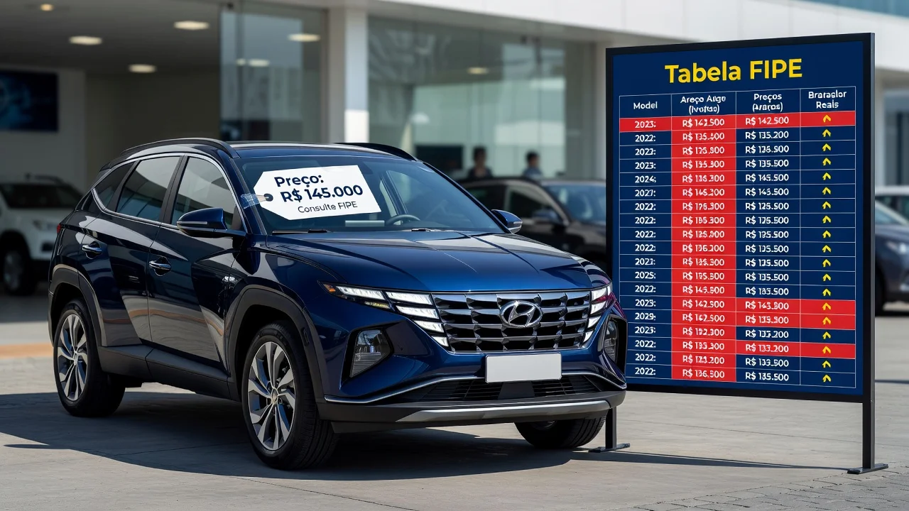 Tabela FIPE Tucson 2017: Preço Atualizado e Quanto Vale