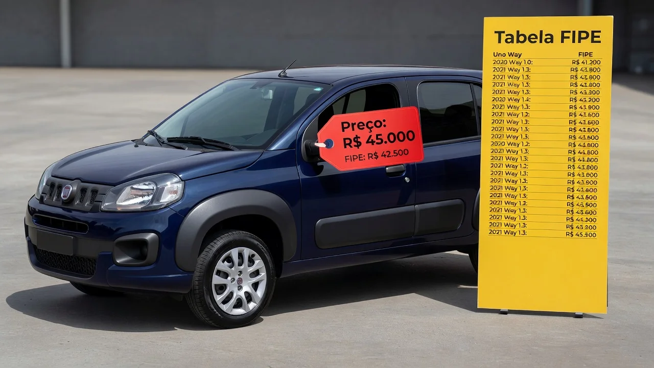 Tabela FIPE Uno Way 2012: Preço Atualizado e Quanto Vale