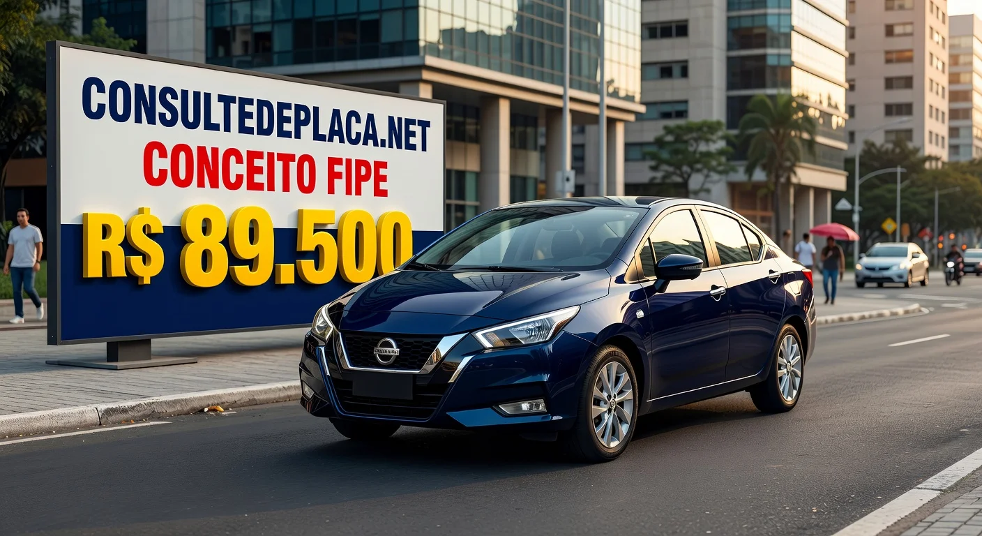 Tabela FIPE Versa (Nissan): Preços 2026 por Ano e Versão