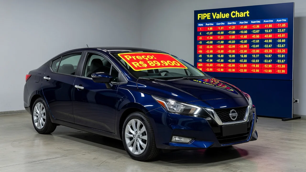 Tabela FIPE Versa 2013: Preço Atualizado e Quanto Vale