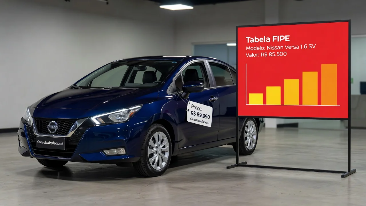 Tabela FIPE Versa 2017: Preço Atualizado e Quanto Vale