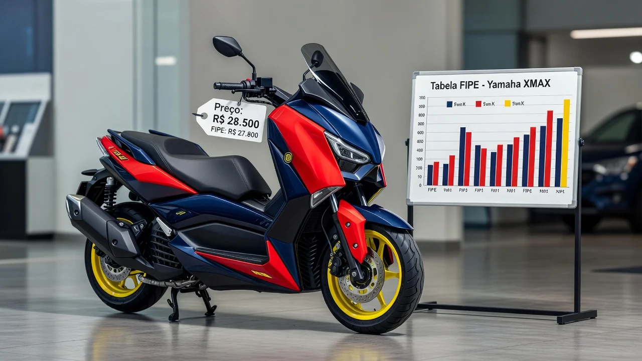 Tabela FIPE XMAX 2026: Preços por Ano e Como Consultar pela Placa