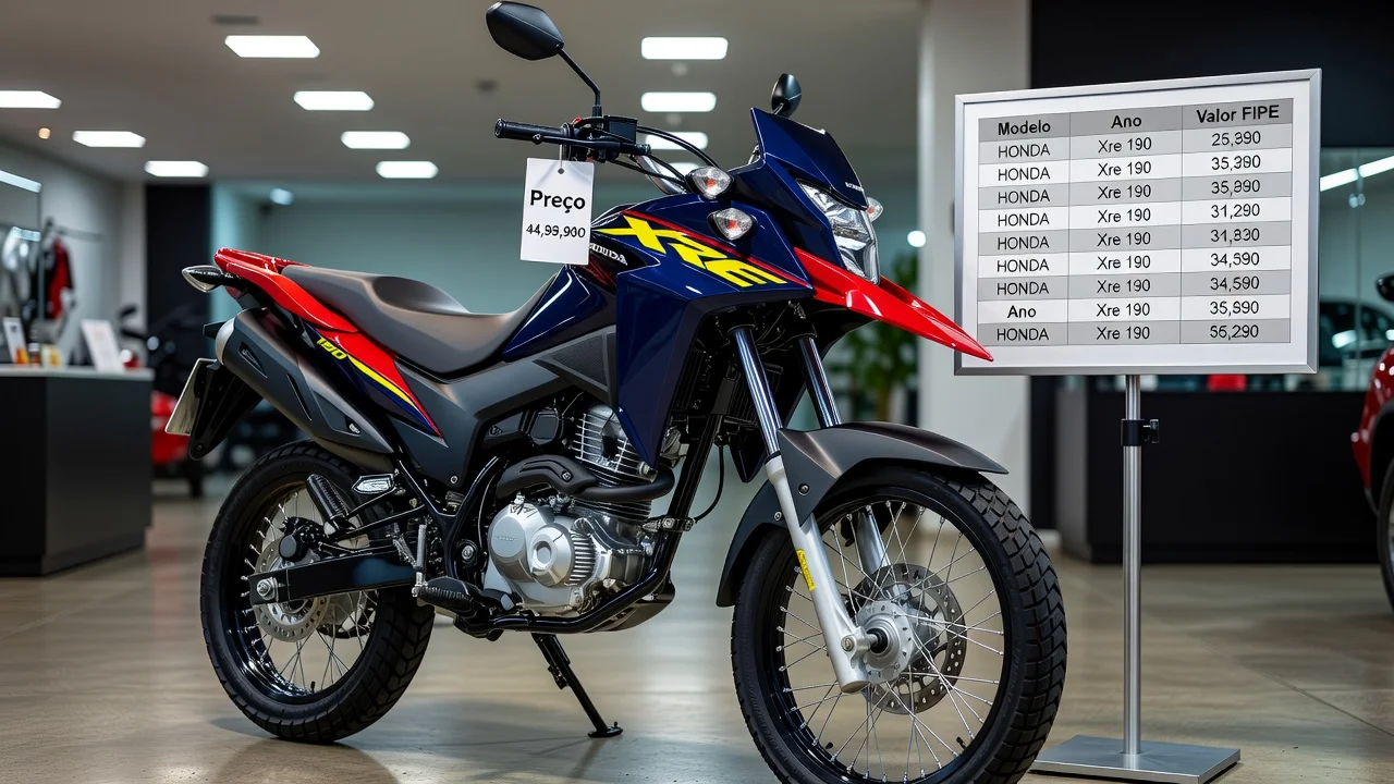 Tabela FIPE Xre 190 2020: Preço Atualizado e Quanto Vale