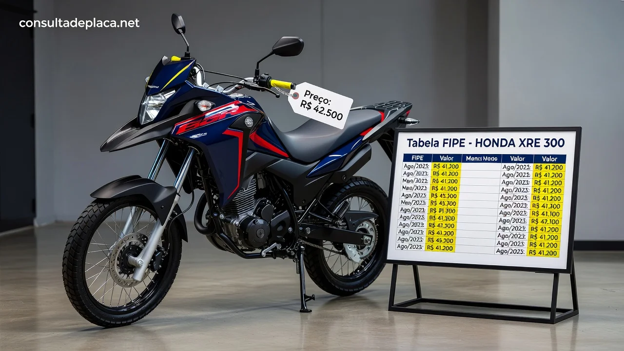 Tabela FIPE Xre 300 2012: Preço Atualizado e Quanto Vale