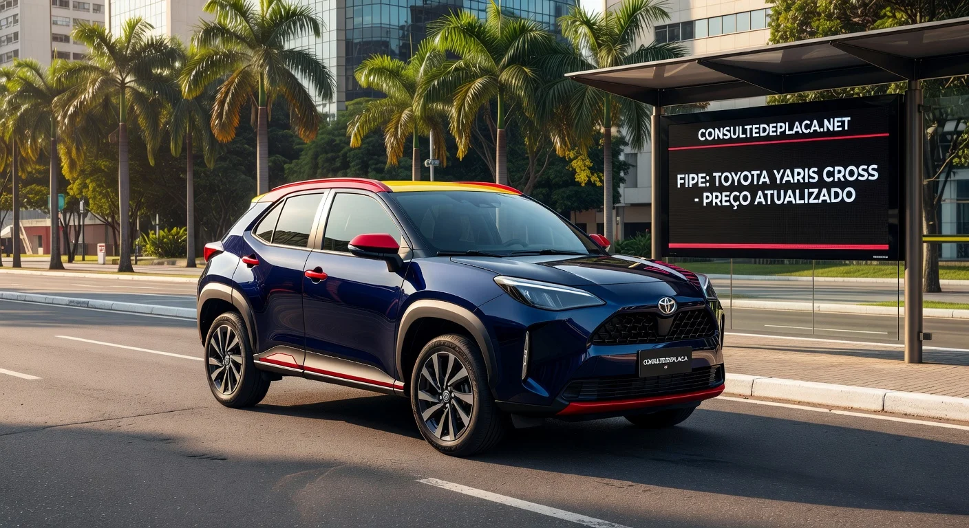 Tabela FIPE Yaris Cross (Toyota): Preços 2026 por Ano e Versão