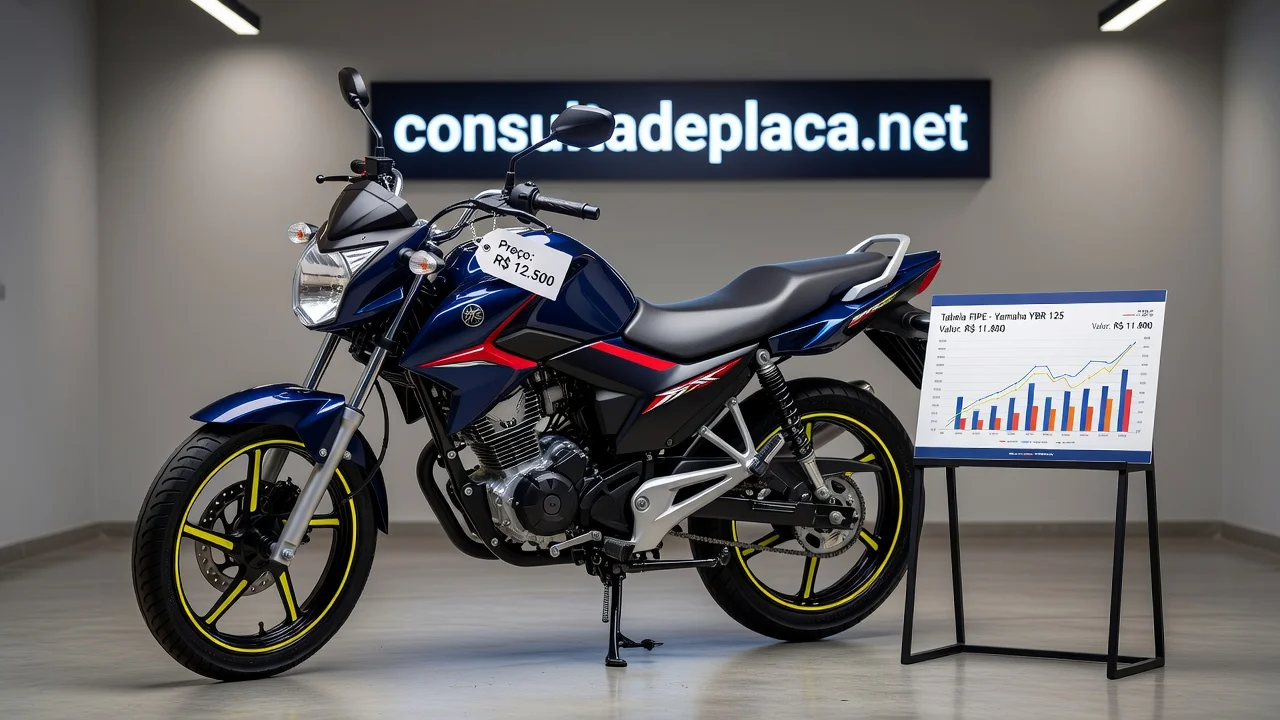 Tabela FIPE YBR 125 2026: Preços por Ano e Como Consultar pela Placa
