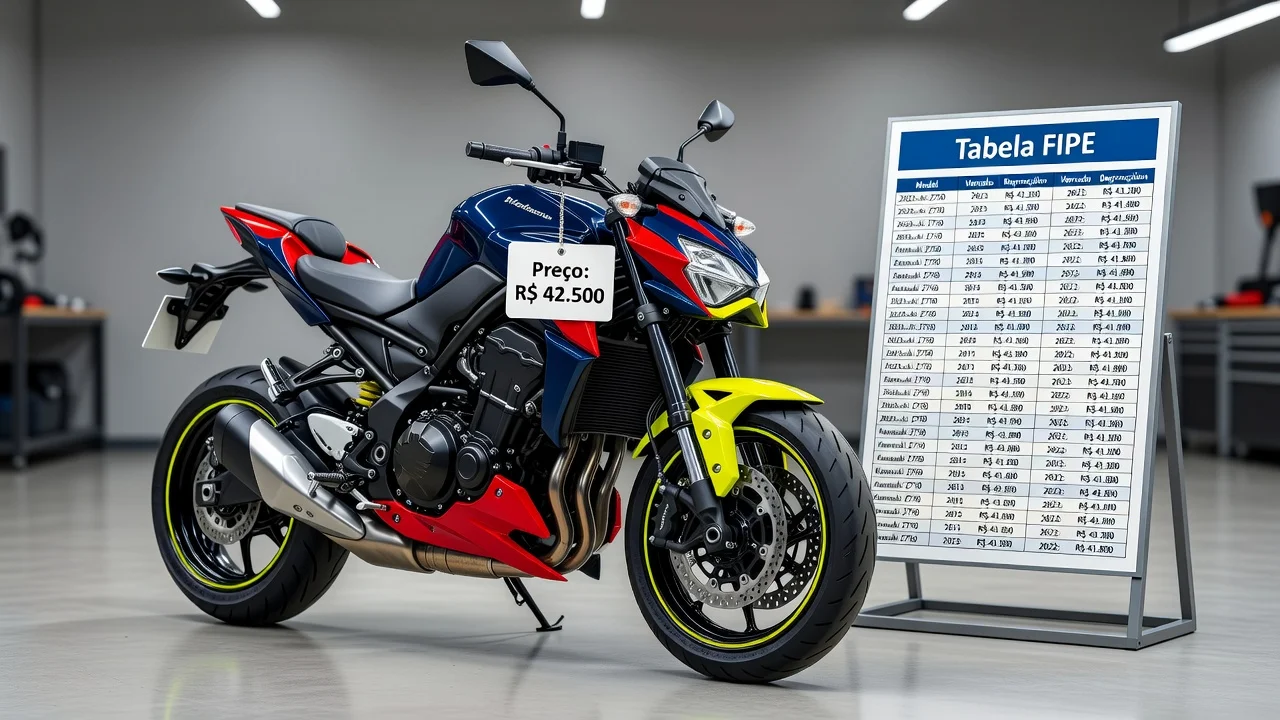 Tabela FIPE Z750 2026: Preços por Ano e Como Consultar pela Placa