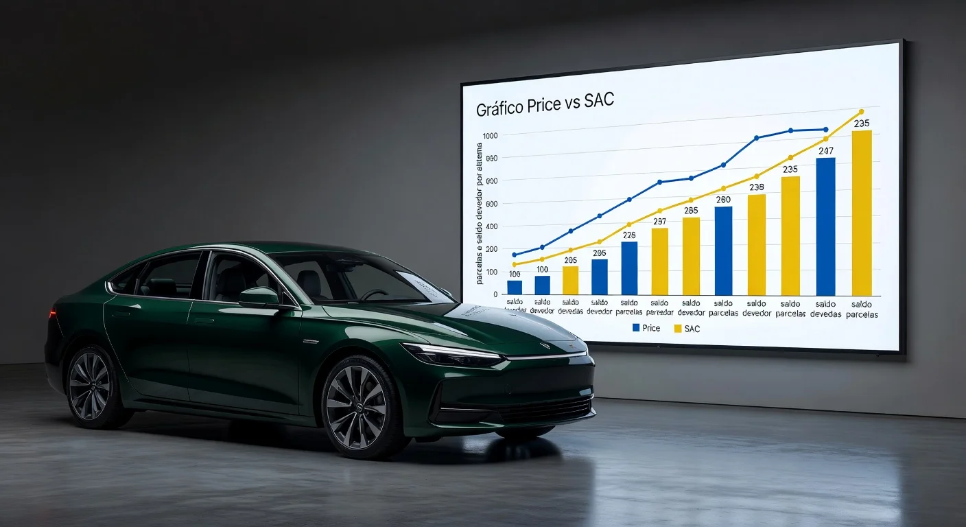 Tabela Price vs SAC no Financiamento de Carro 2026: Qual Sistema É Usado?