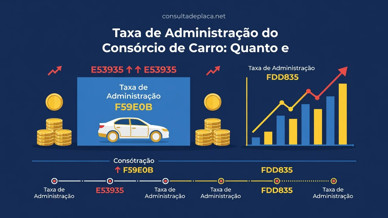 Taxa de Administração do Consórcio de Carro: Quanto e