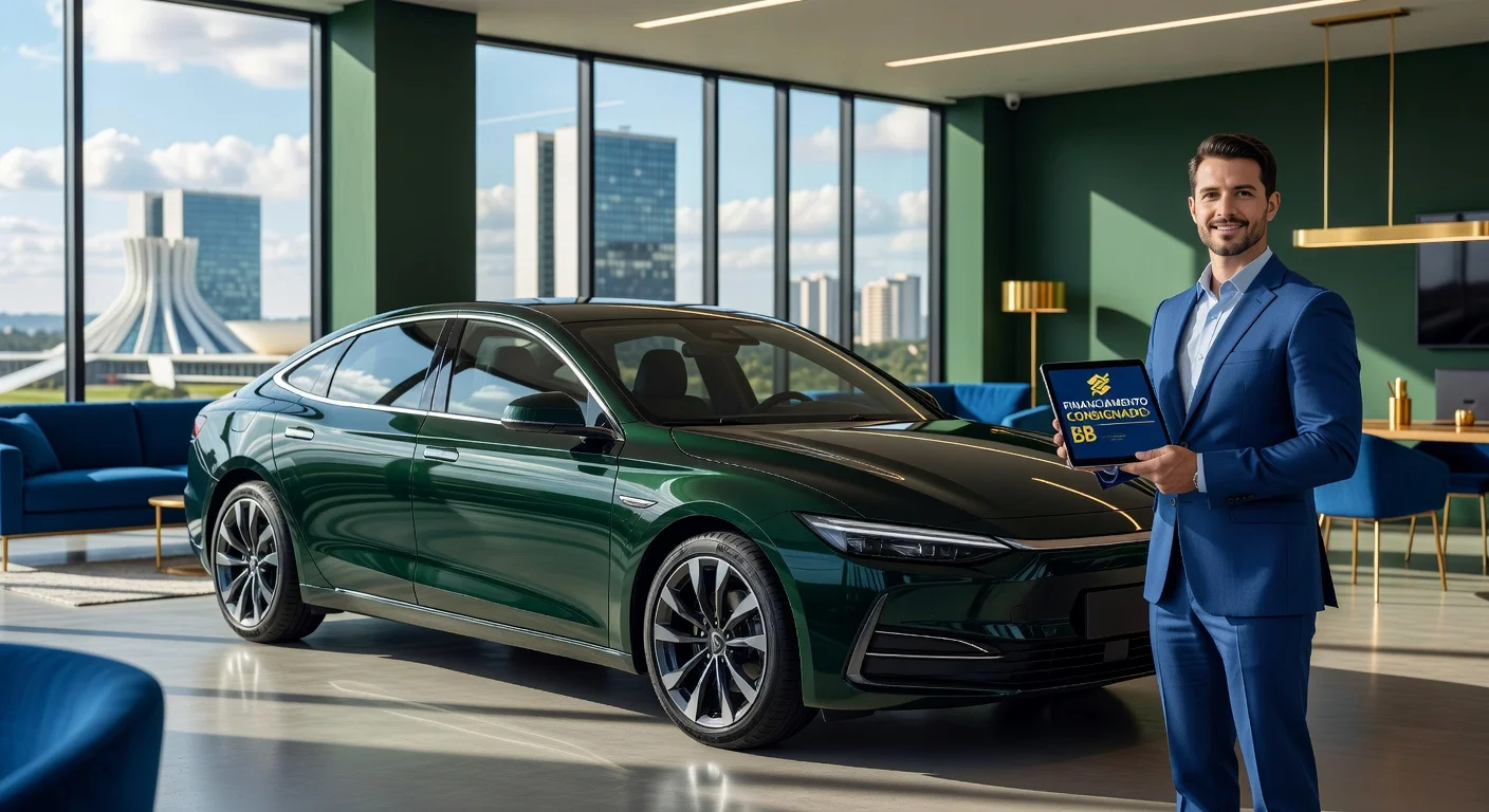 Financiamento de Carro em Brasília DF 2026: Servidor Público Paga Taxa de 1,2% a.m.