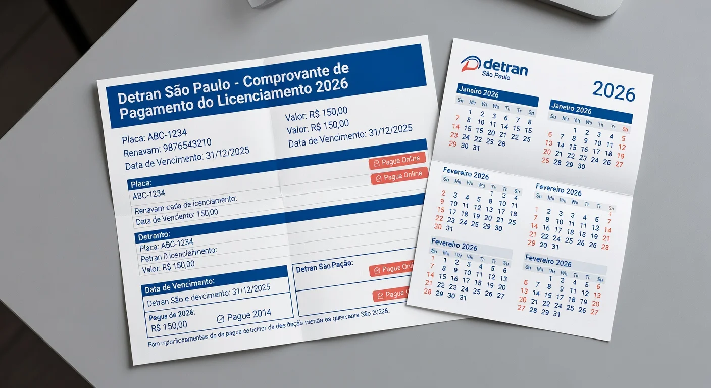 Taxa de Licenciamento SP 2026: Valor e Como Pagar