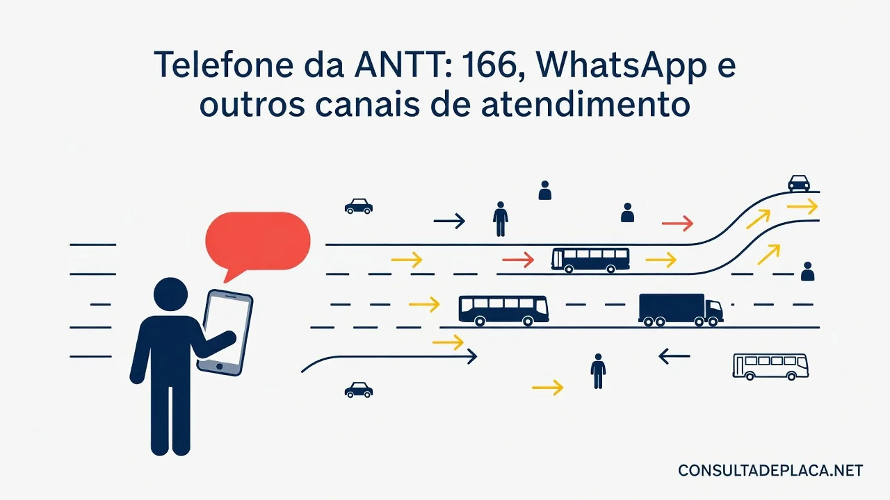 Telefone da ANTT: 166, WhatsApp e outros canais de atendimento