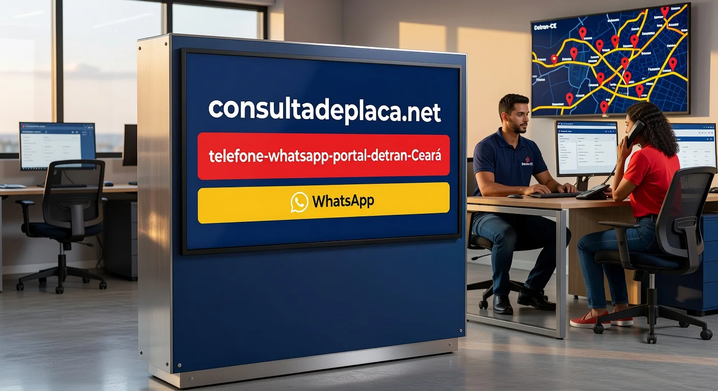 Telefone do DETRAN Ceará 2026: 0800, WhatsApp, Portal e Serviços Online