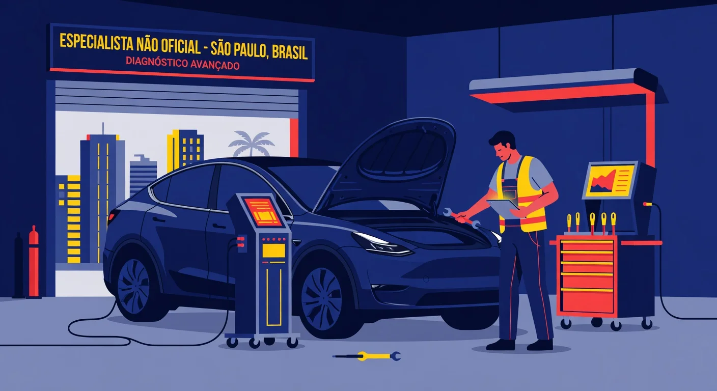 Manutenção do Tesla no Brasil: Onde Fazer em 2026? Guia Completo