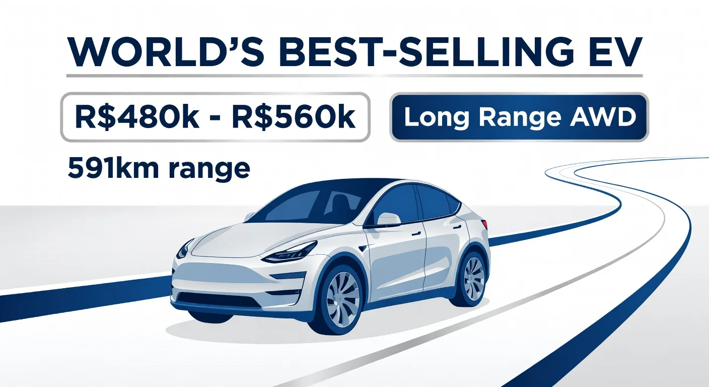 Tesla Model Y no Brasil 2026: preço, versões e como comprar