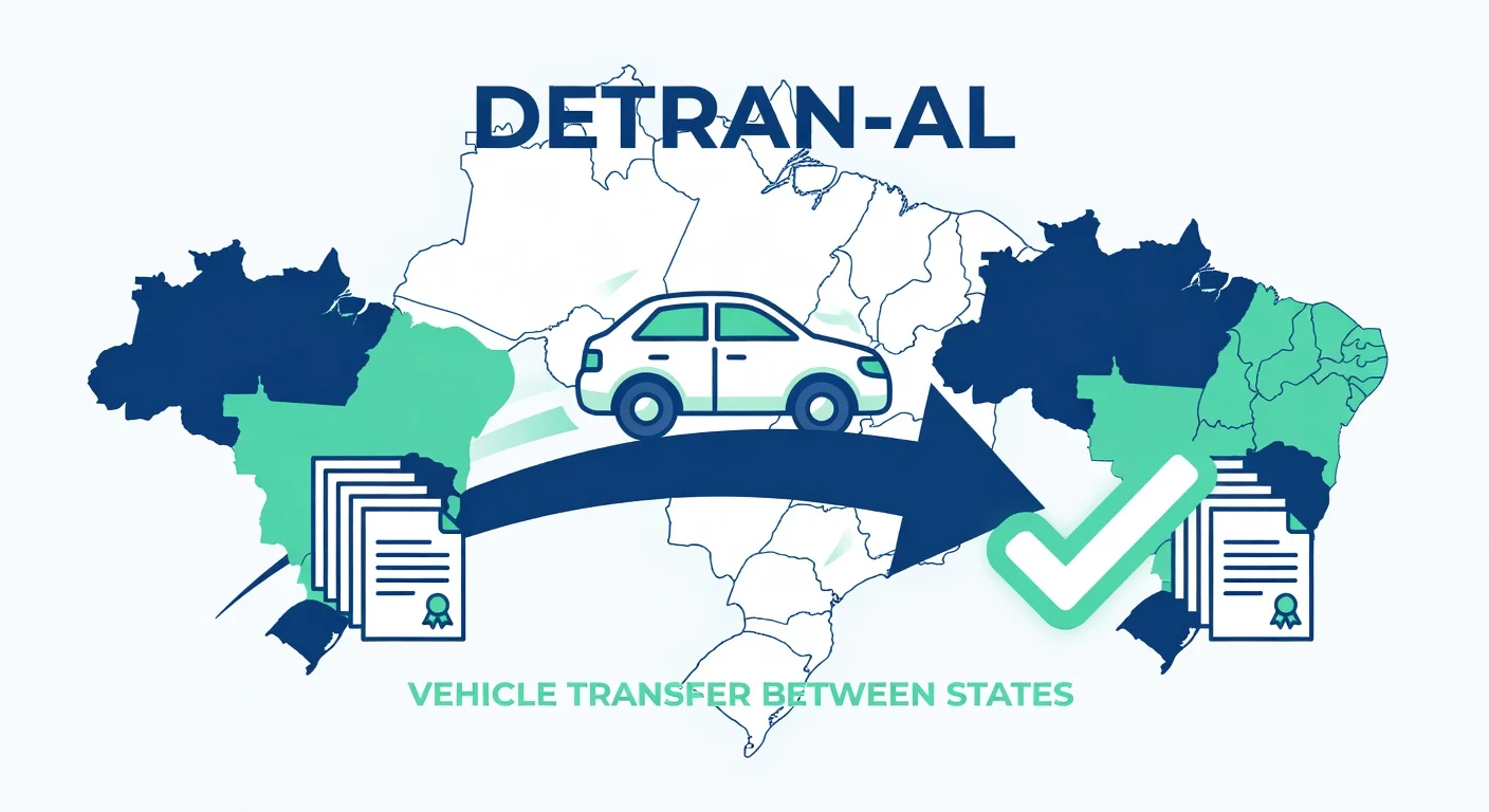 Transferência de Veículo entre Estados AL: Documentos e Passo a Passo no DETRAN-AL 2026