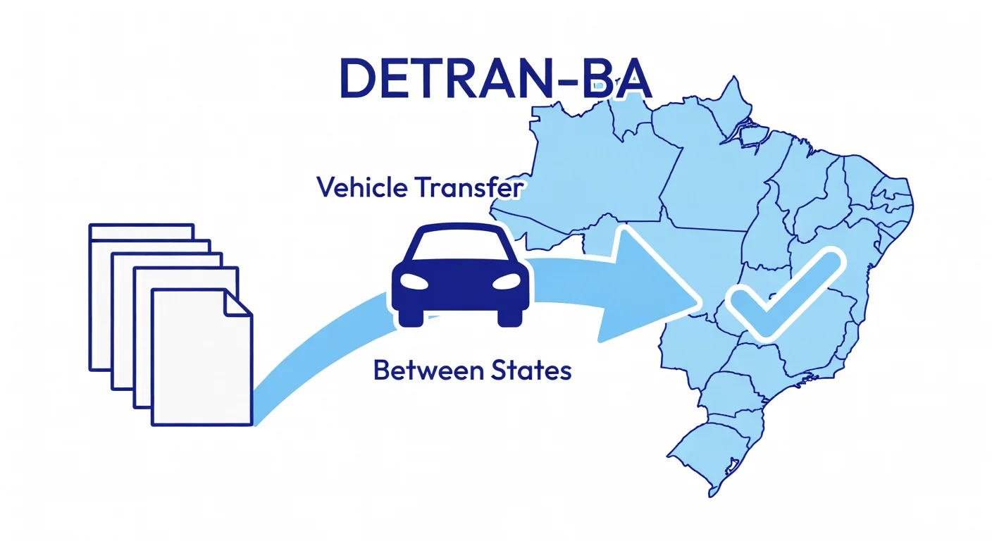 Transferência de Veículo entre Estados BA: Documentos e Passo a Passo no DETRAN-BA 2026