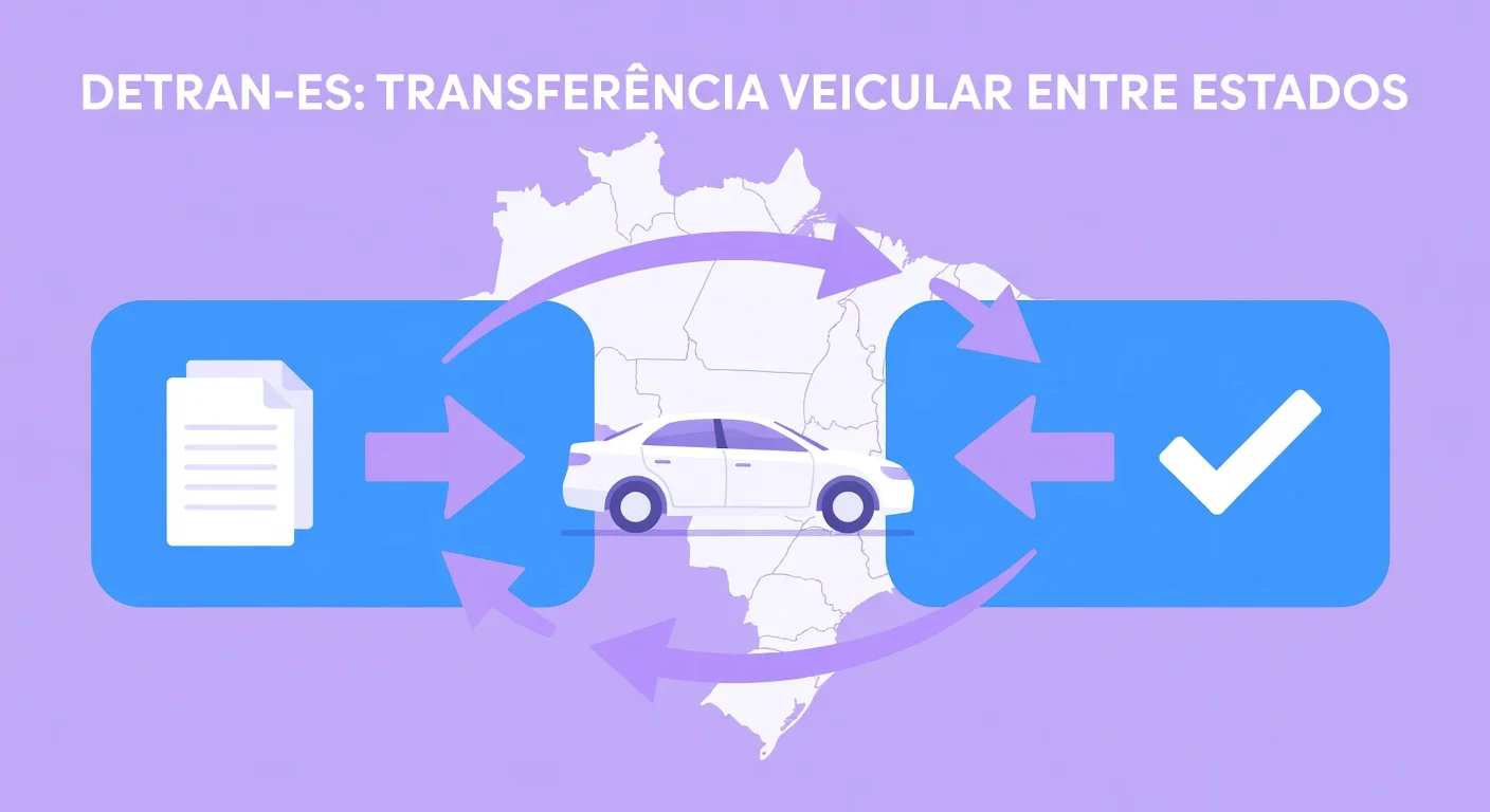 Transferência de Veículo entre Estados ES: Documentos e Passo a Passo no DETRAN-ES 2026