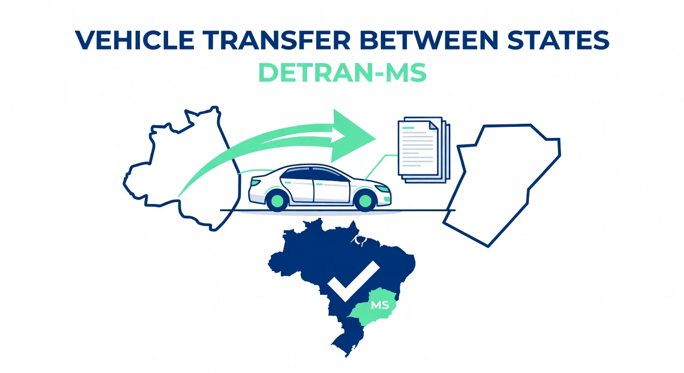 Transferência de Veículo entre Estados MS: Documentos e Passo a Passo no DETRAN-MS 2026