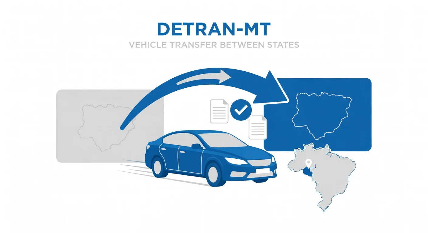 Transferência de Veículo entre Estados MT: Documentos e Passo a Passo no DETRAN-MT 2026