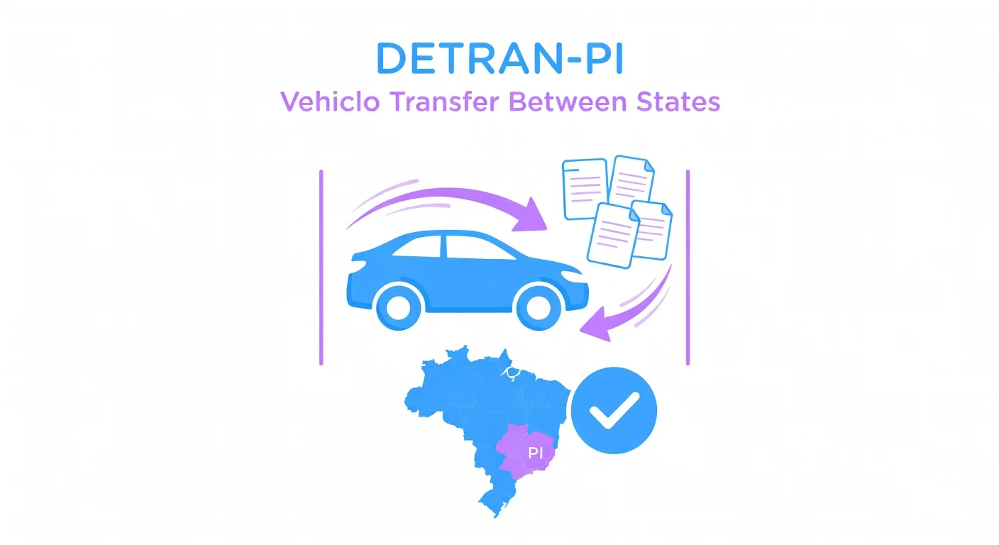 Transferência de Veículo entre Estados PI: Documentos e Passo a Passo no DETRAN-PI 2026