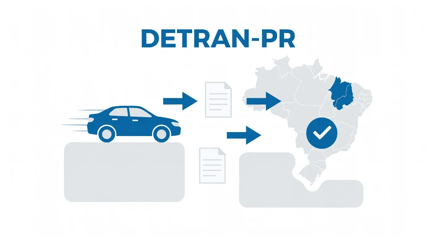 Transferência de Veículo entre Estados PR: Documentos e Passo a Passo no DETRAN-PR 2026