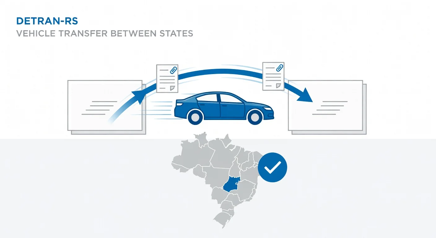 Transferência de Veículo entre Estados RS: Documentos e Passo a Passo no DETRAN-RS 2026