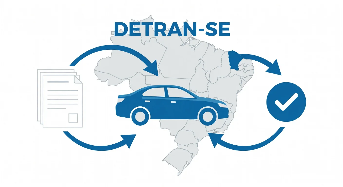 Transferência de Veículo entre Estados SE: Documentos e Passo a Passo no DETRAN-SE 2026