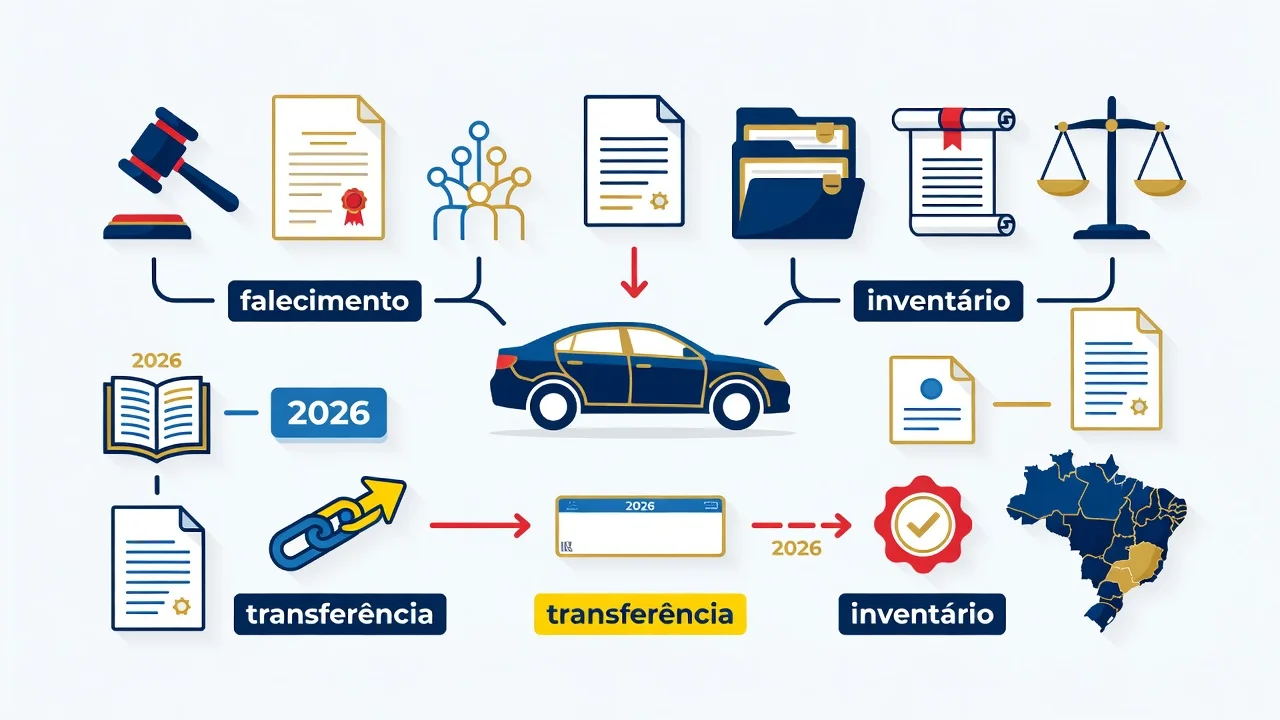 Transferência de Veículo por Falecimento e Inventário 2026